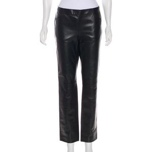 gucci leather pants womens